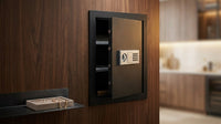 7725 Superior Wall Safe, Electronic and Key Lock Wall Safe for Jewelry Security — Lifestyle