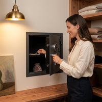 7725 Superior Wall Safe, Electronic and Key Lock Wall Safe for Jewelry Security — Lifestyle